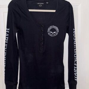 Harley-Davidson Black Long Sleeve Tee